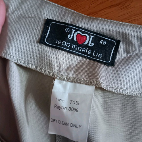 Jean Marie Lie beige pants new size 48