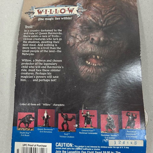Tonka 1988 Willow Heroic Collector Set 2 and Troll Evil Creature new