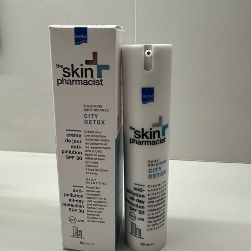 The Skin Pharmacist City Detox Anti-Pollution SPF 30 face cream new