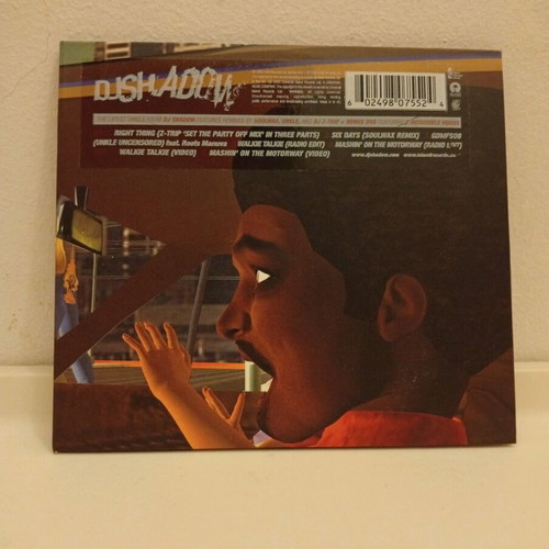 DJ Shadow Mashin' On The Motorway Walkie Talkie CD DVD used, electronic
