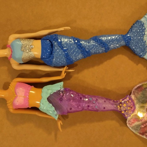 Barbie bodies for ooak mermaids used, pack