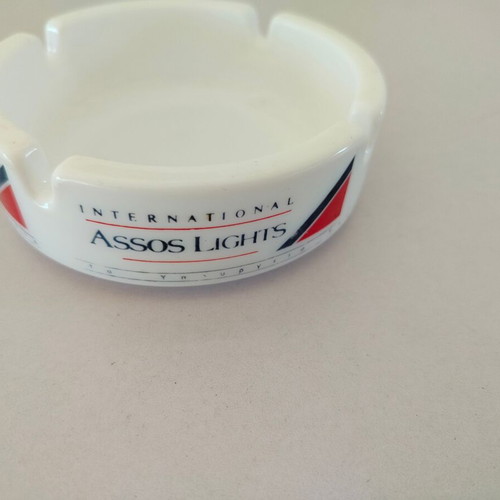 International Assos Lights glass ashtray vintage, used