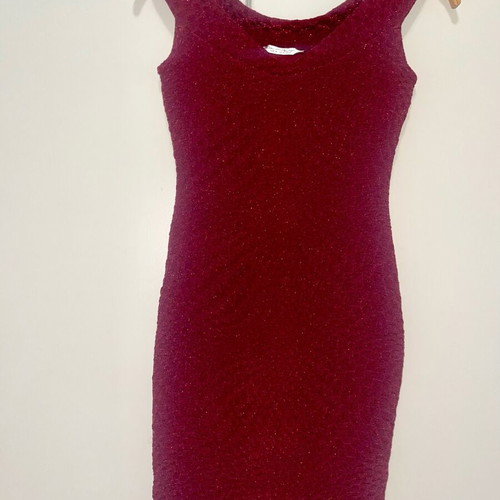 Miss Selfridge burgundy dress new, size S