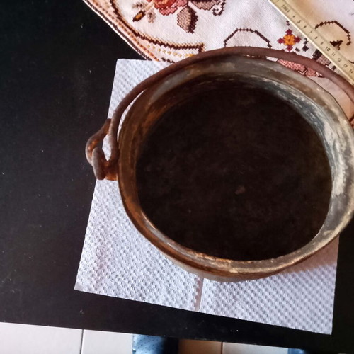 Antique copper brakati used for cooking 1850-1890