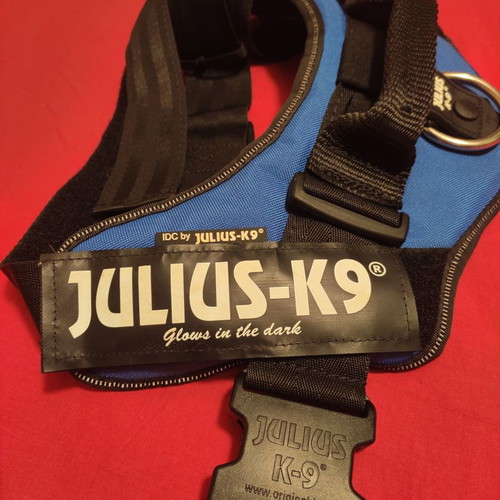 JULIUS-K9 Power σαμαράκι μέγεθος 1 σαν καινούργιο, μαύρο μπλέ