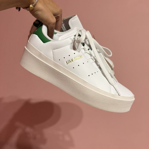 Adidas Stan Smith Bonega W sneakers, white and green, size 38