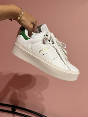 Adidas Stan Smith Bonega W sneakers, white and green, size 38