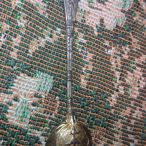 Victorian spoons used with high relief from 19th century