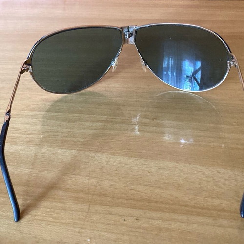 Diesel DS0050 sunglasses like new, green and gold