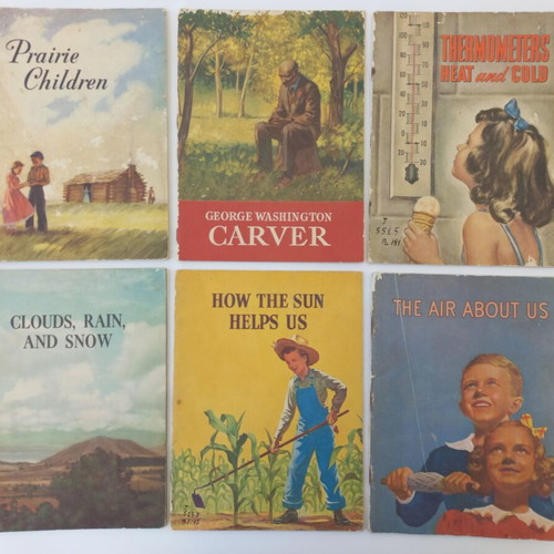 Children's books used, pack of 6 old English 1942-1950