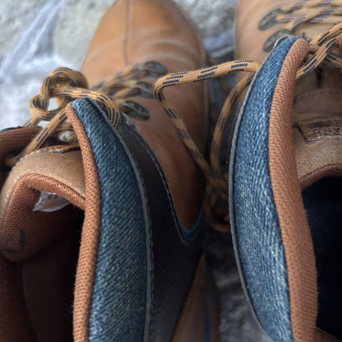 Timberland leather ankle boots like new, brown size 38