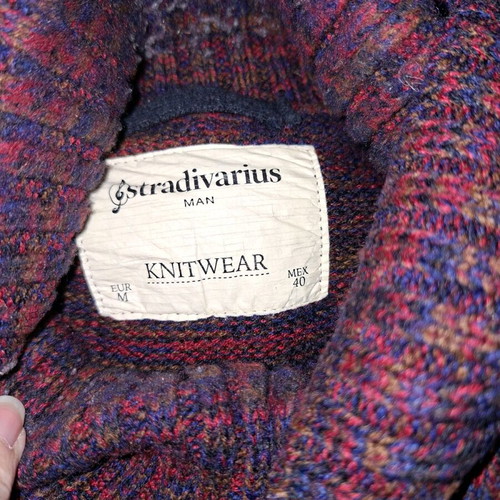 Αντρικό πουλόβερ μπορντό Stradivarius μέγεθος medium σαν καινούργιο