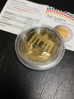 Germany 2009 60 Jahre BDR commemorative medal