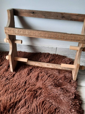 Wooden traditional shelf used