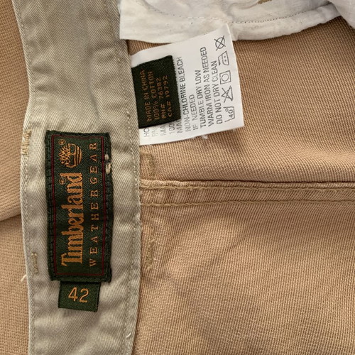 Timberland men's casual pants size 42 beige-brown new