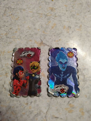 Ladybug magnetic caps set of 2 pieces