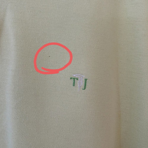 Trussardi Jeans Polo Shirt used, XXL, yellow, 100% cotton