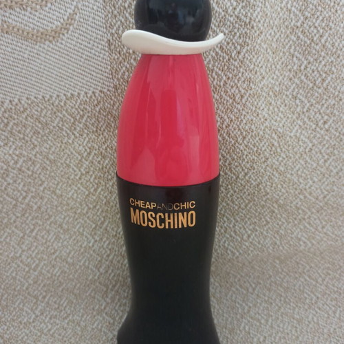 Moschino Cheap & Chic empty perfume bottle used
