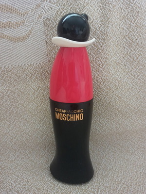 Moschino Cheap & Chic empty perfume bottle used