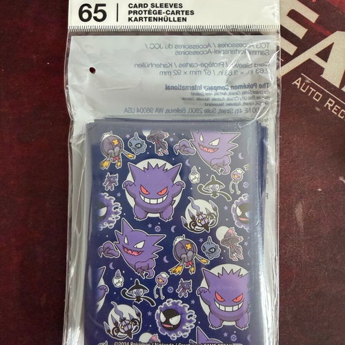 Pokémon TCG Ghostly Gathering Card Sleeves new, 65 count