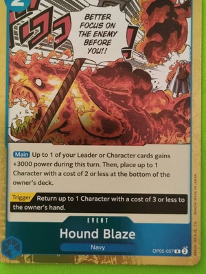 Hound Blaze OP05-057 One Piece Awakening of the New Era new