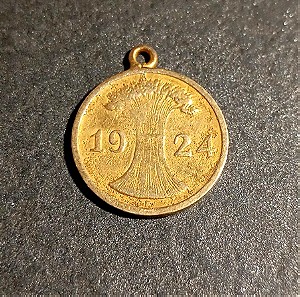 2 Rente Pfennig 1924 Γερμανίας