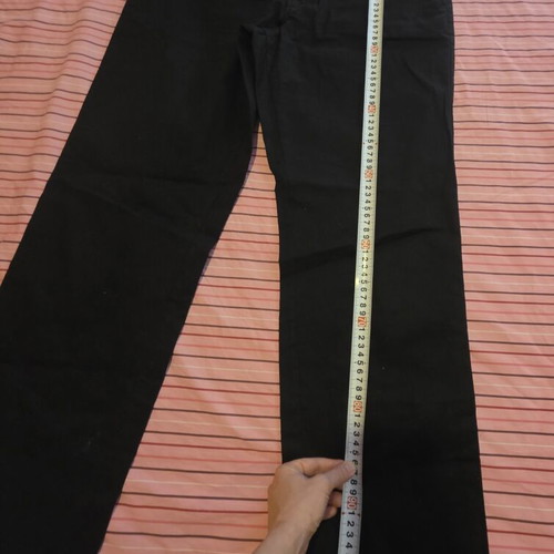 Dur casual men's pants, black, size S, fabric