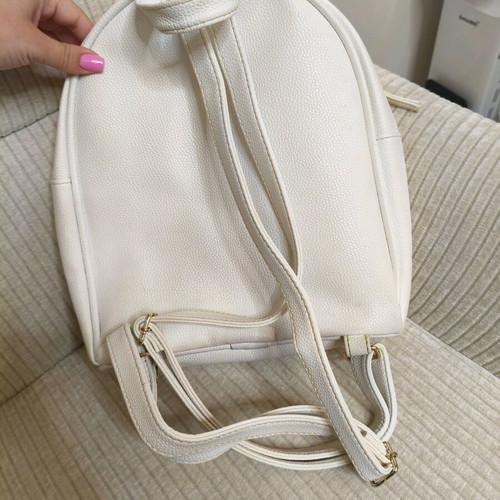 Summer backpack bag used, white