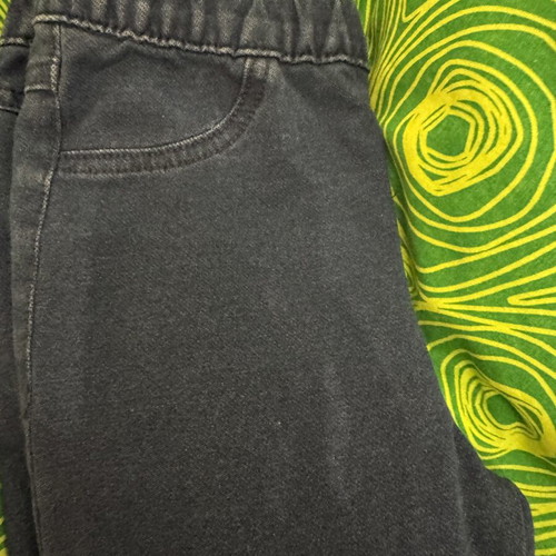 Girls' jeans pants like new, size 134 cm, blue