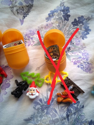 Kinder Christmas figures new, set of 3 pieces