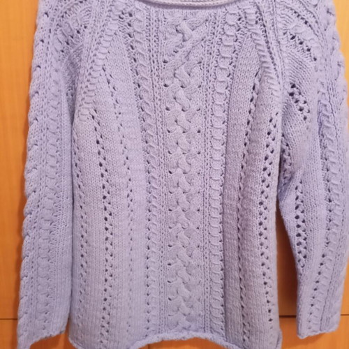 Handmade lilac sweater size M