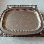 Vintage Leonard & International Silver serving set used