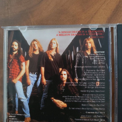 Savatage Dead Winter Dead CD used, metal