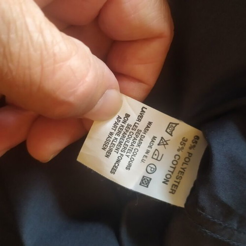 Waveland men's black dress shirt size M like new