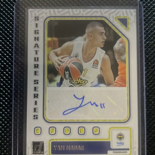 Yam Madar Fenerbache Euroleague autograph card new