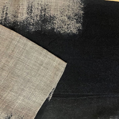 Azzaro scarf new gray and blue, 100% virgin wool