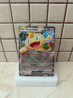 Meowth EX POR 63/88 card like new