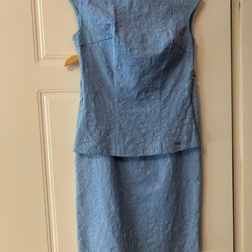 BSB women's set like new, sky blue top and skirt