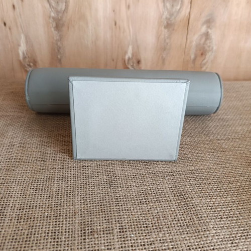Jewelry and watch display stand leather with wood like new