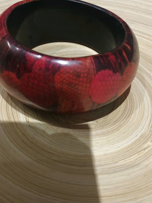 Vintage 90s φιδίσιο σχεδιο wide bracelet like new