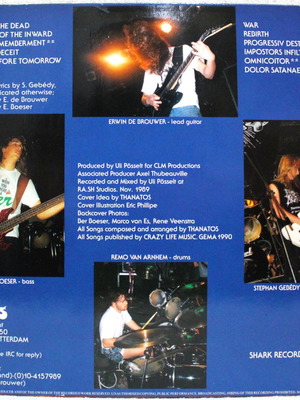 Thanatos Emerging From The Netherworlds βινύλιο μεταχειρισμένο, metal