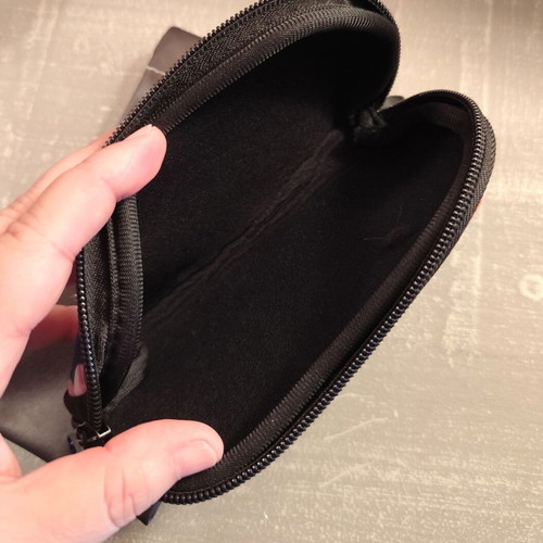 Glasses cases new, set of 3, black and white