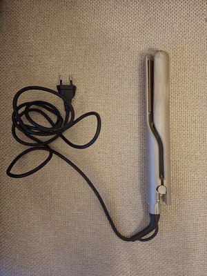 Ceramic Hair Straightener Gold Champagne used with flat iron plates