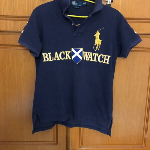 Polo by Ralph Lauren Blackwatch shirt used, size M, blue