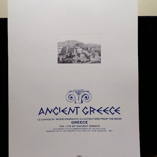 The Ancient City 12 Wood Engravings Like New