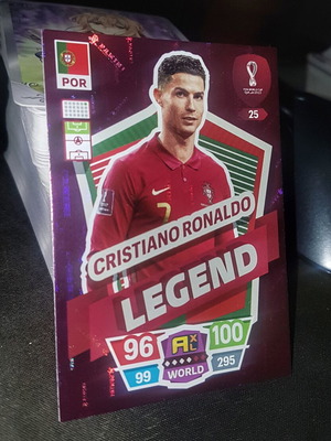 Cristiano Ronaldo Legend Qatar 2022 Panini World Cup card like new