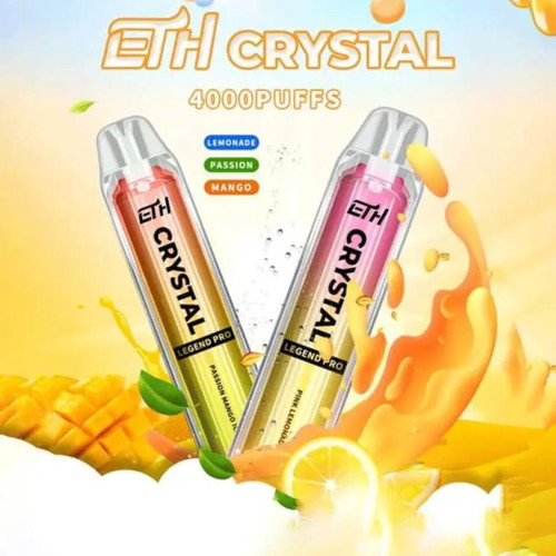 ETH Crystal Legend Pro 4k puffs disposable vape