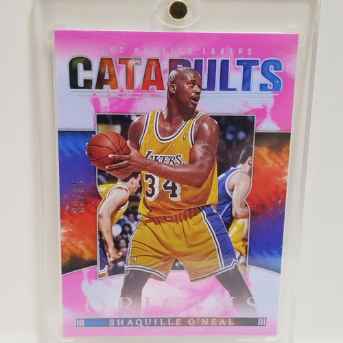 Panini Origins 2022-23 Shaquille O'Neal Catapults Pink card like new
