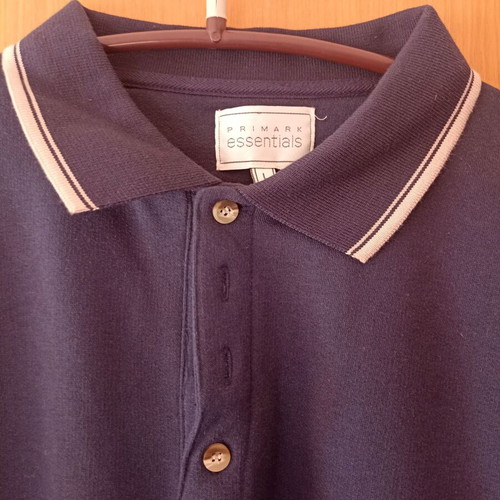 Primark Essentials shirt with fleece lining, like new, navy blue, size L