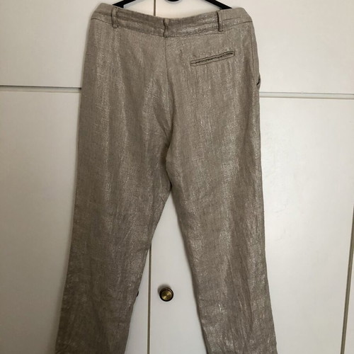 Maliparmi Linen Suit Made in Italy beige-gold, like new